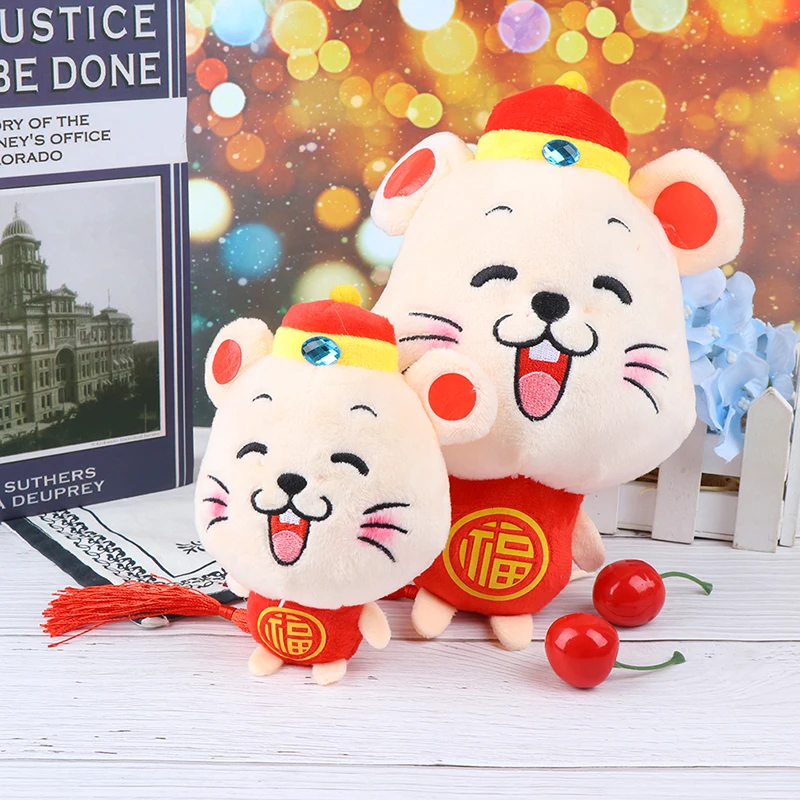 2020 год крыс каваи Китай платье талисман крыса плюшевая мышь в Танг костюм мягкие