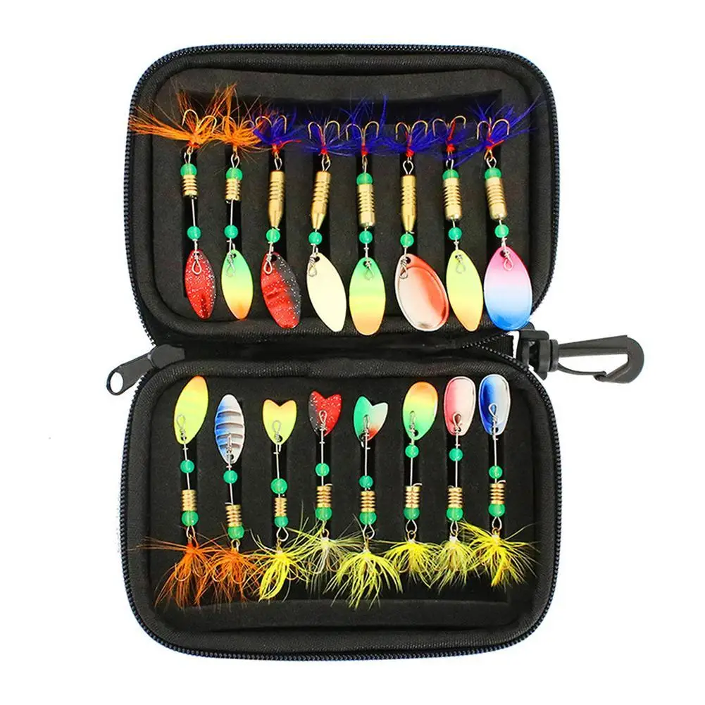 

Rotating Spinner Fishing Lure Set EVA Spoon Sequins Sinking Crankbait Luya Wobbler Bass Pesca Baits Tackle Artificial Hard Baits