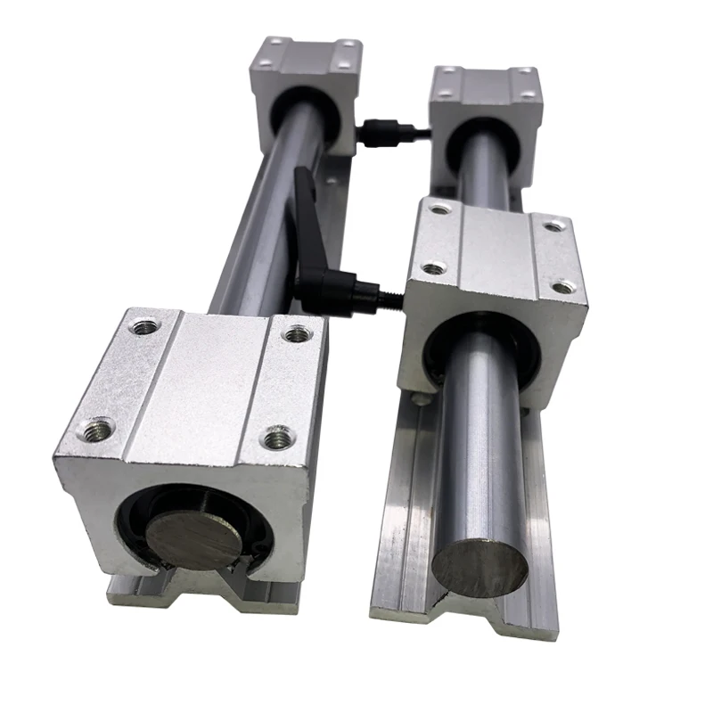 

Free shipping Linear Rail 2pcs SBR10 200 300 350 450mm+4pcs SBR10 Linear Bearing Blocks For cnc linear rail guide rail SBR10 600