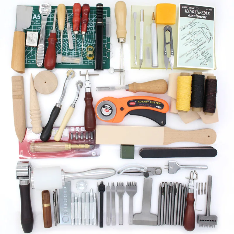Новинка 2020 набор инструментов для кожевенного ремесла рукоделие шитье