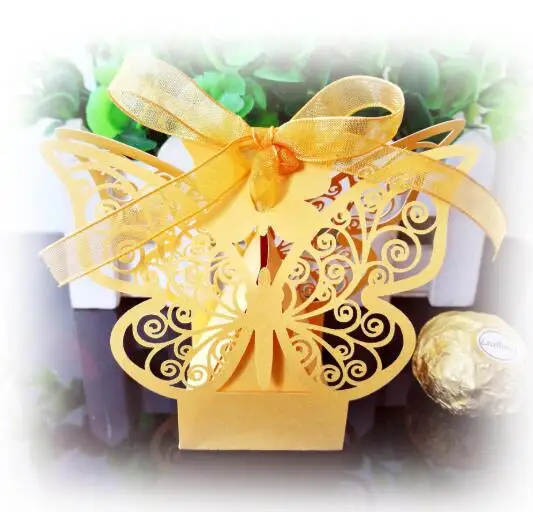 20X Изысканная лазерная резка фотография упаковка Детский праздник для свадьбы