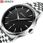 Часы наручные CURREN Мужские кварцевые, спортивные Роскошные водонепроницаемые Модные с автоматической датой