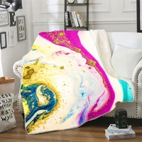 quicksand 3d printed fleece blanket for beds hiking picnic thick quilt fashionable bedspread sherpa throw blanket 07