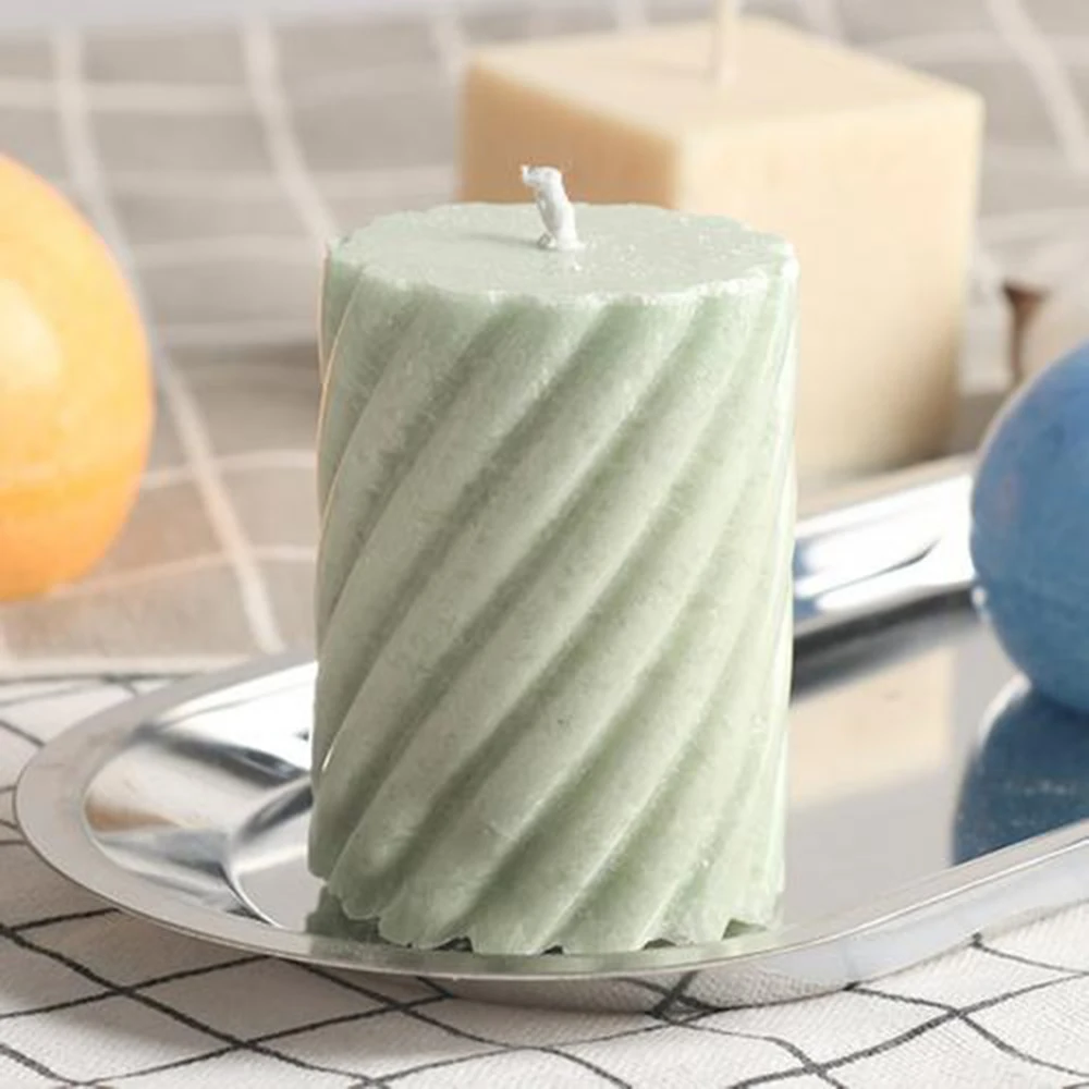 1 шт. Пластик DIY лампы в форме свечи плесень ручное изготовление свечей спираль