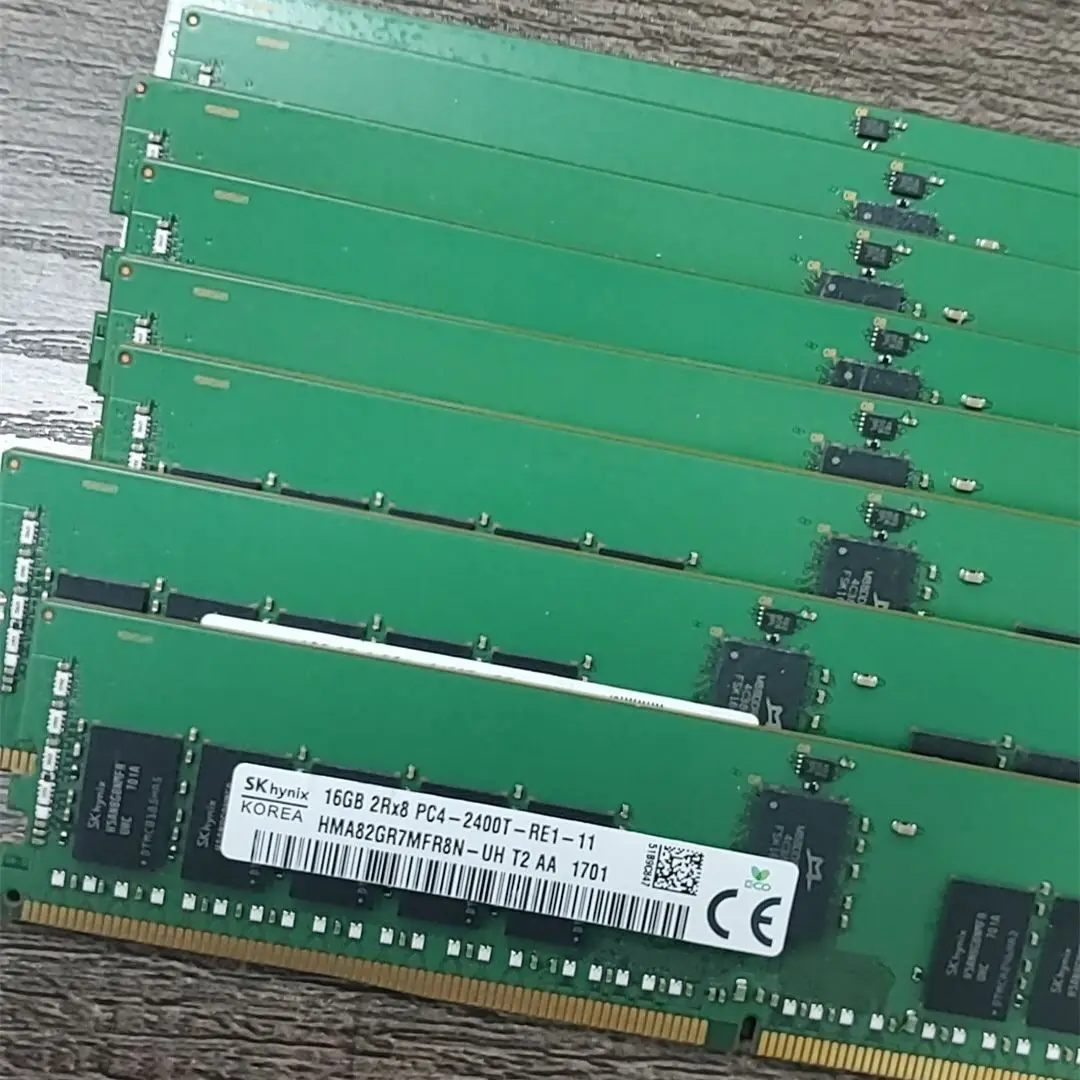 

Серверная оперативная память SK hynix DDR4 16 Гб 2400 REG ECC для рабочей станции, Память DDR4 16 Гб 2Rx8