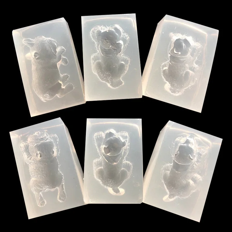 3D щенок эпоксидная силиконовая форма сделай сам брелок подвеска УФ для литья под