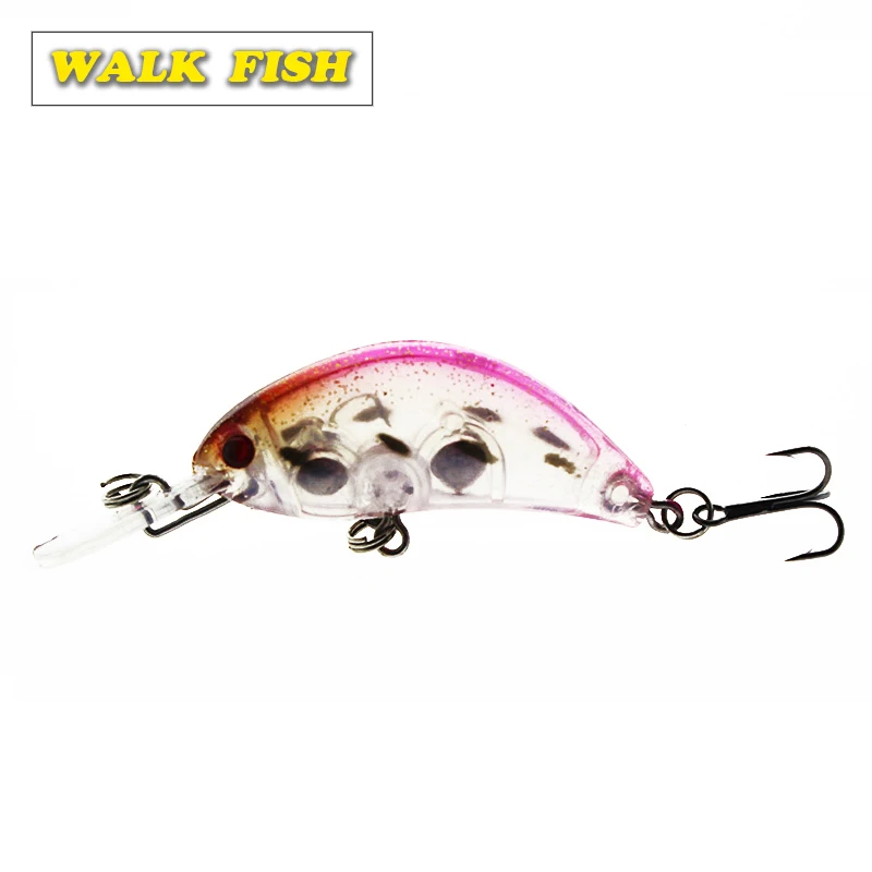 Walk Fish 1 шт. 5 см 3 9 г кренкбейт жесткая искусственная рыболовная снасть приманка