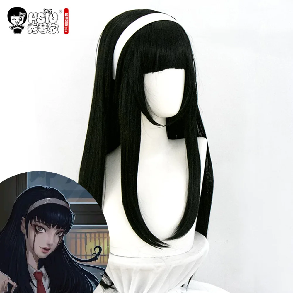 Парик для косплея HSIU с персонажем игры v парик ведьмы мечты кавайгами Томи Ito Junji