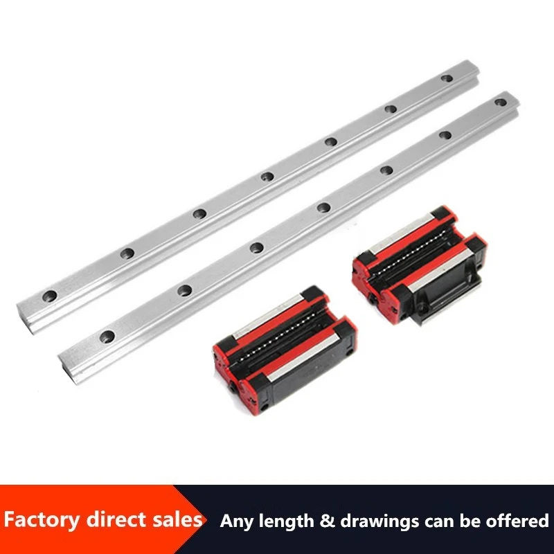 2 шт. HR20 1200-2550 мм линейный рельсовый путь + 4 HGH20CA/HGW20CCsliders SFU2010 1200mm-2550mmround шариковый