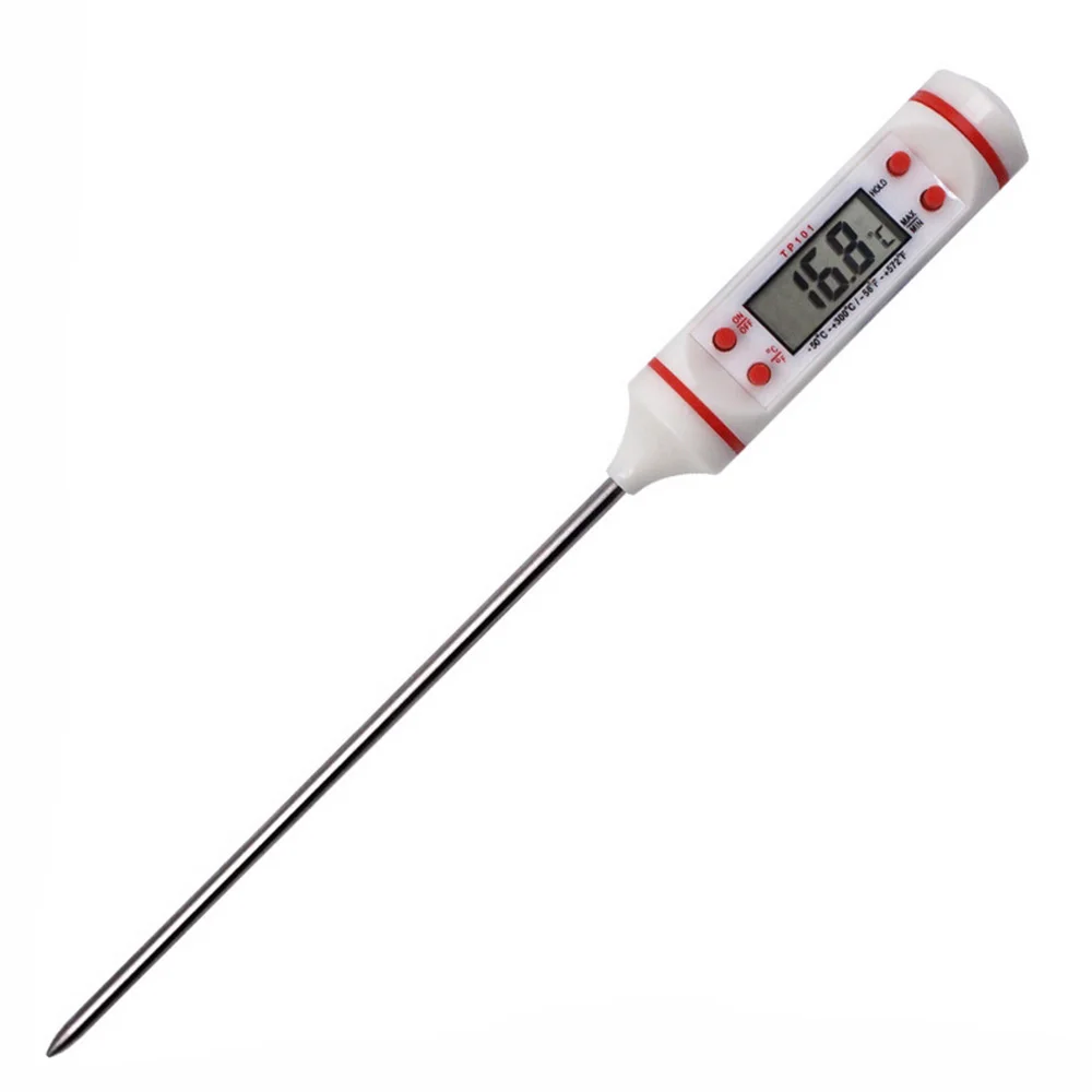 

Kitchen Digital BBQ Food Thermometer Meat Cake Candy Fry Grill Dinning Household Cooking Thermometer Gauge Oven Thermometer Tool