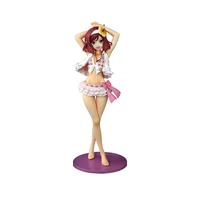 japanese anime figure hot toy lovely beautiful cute girl figure pvc cartoon anime beach girl collectible model toy birthday 10cm