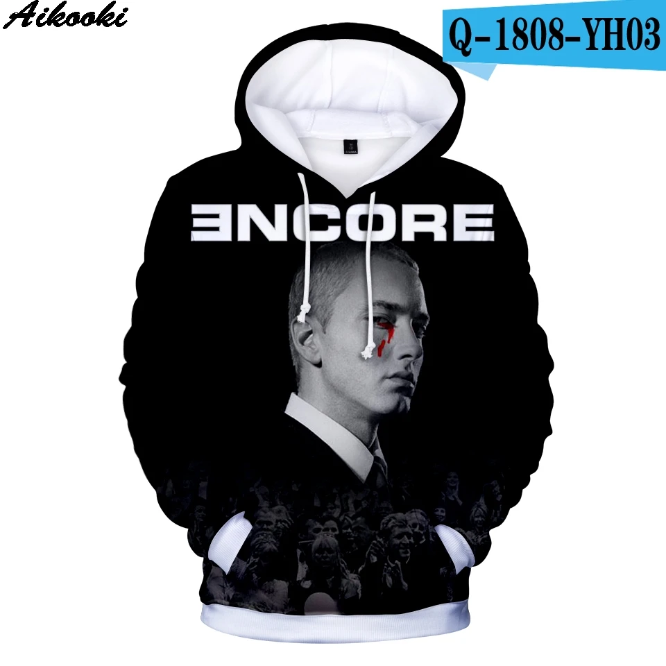 Новое поступление, толстовки EMINEM для мужчин/женщин, осенне-зимняя модная повседневная толстовка в стиле хип-хоп с 3D принтом, толстовка EMINEM, одежда - Цвет: 3D