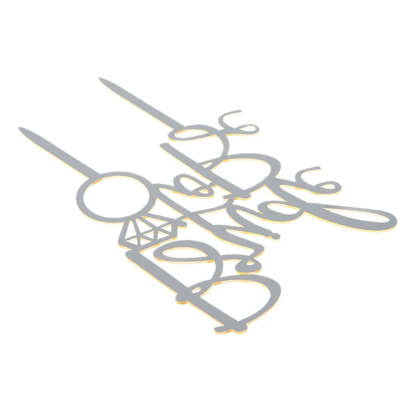 Милые с надписью &quotBride To be&quot торт Топпер кекс Свадебные Обручение вечерние