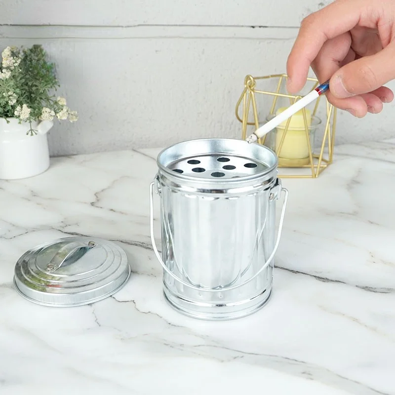

Ashtray Cigarette Cigar Ashtray Container Ashtray Gas Cylinder Cigarette Holder Storage Cup