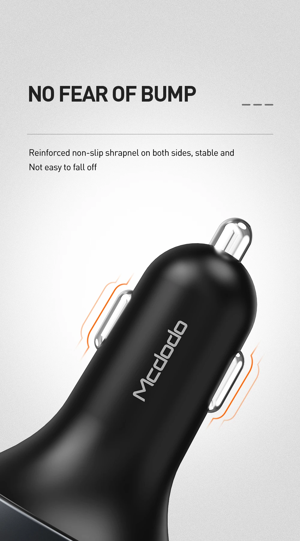 MCDODO fm-передатчик светодиодный двойной зарядное устройство USB Авто Bluetooth 4,2 громкой связи беспроводной автомобильный аудио-MP3-плеер для iPhone Xiaomi