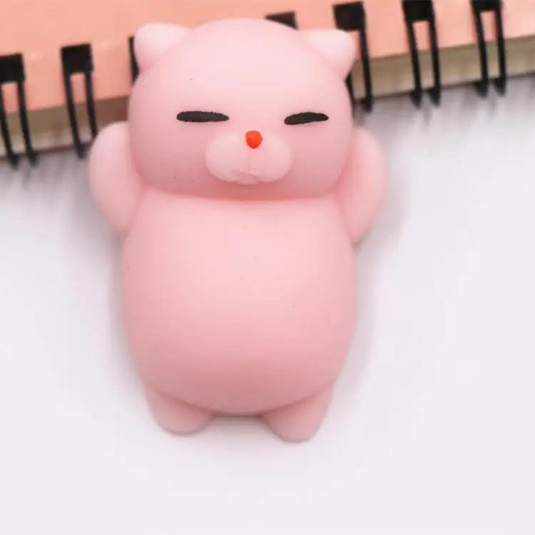 Cute Cartoon Squishy Doll Depression for KIds Cat Mobile Phone Small Animal Squeezing Music Vent Toy | Игрушки и хобби