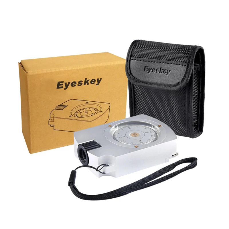 

Eyeskey Multi functional Survival Professional Hand-held Compass Camping Hiking Compass Map Measurer Distance Calculator