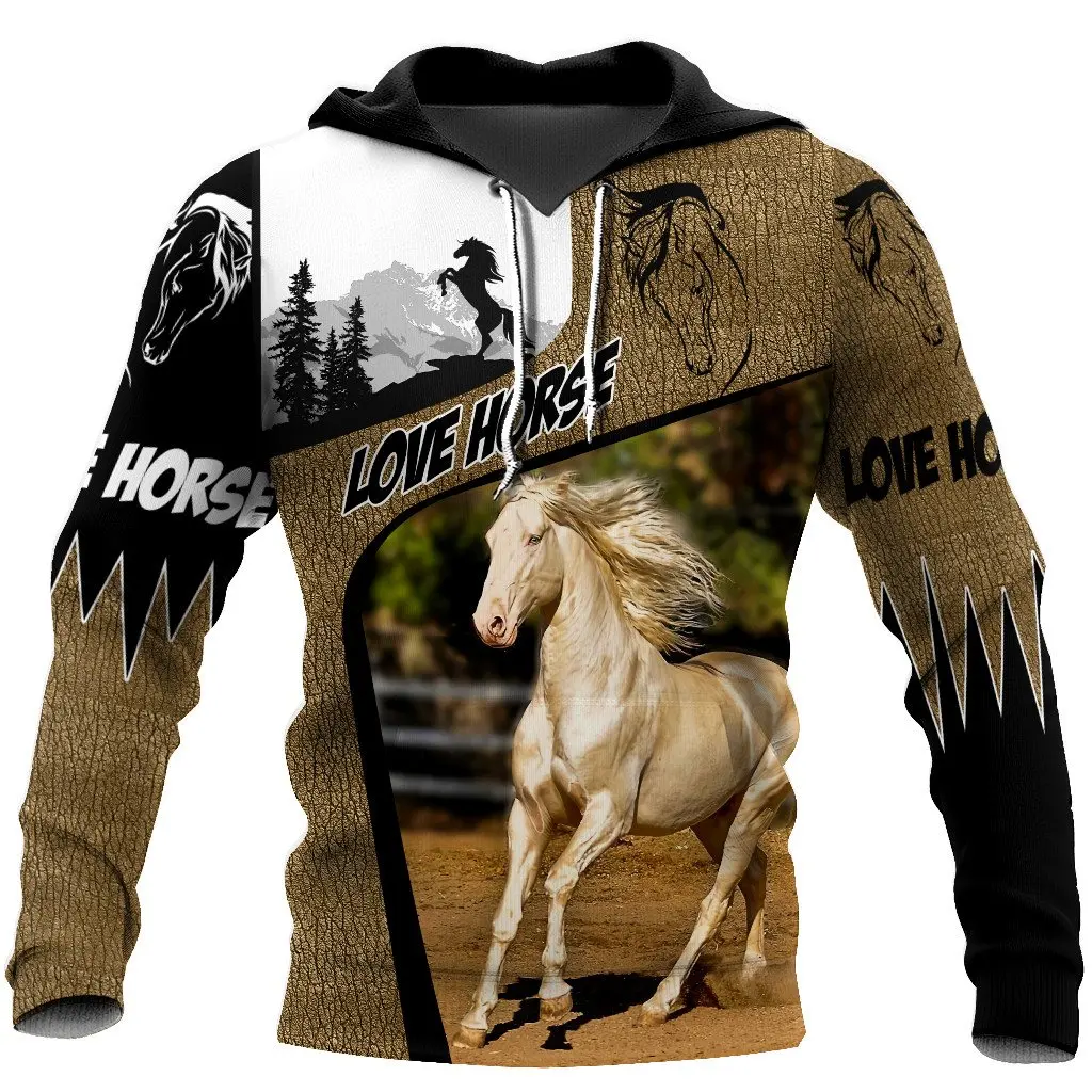 

Drop shipping Autumn Hoodies Beautiful Horse 3D Printed Mens Sweatshirt Unisex Streetwear Zipper Pullover Casual Jacket-71
