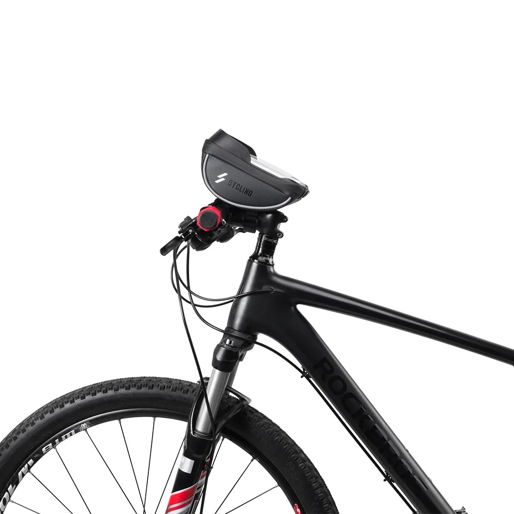 Римская MTB велосипедная Сумка водонепроницаемая велосипедная подседельная сумка 6,0 ''сенсорный экран чехол для телефона велосипедный руль сумка держатель для навигатора держатель для телефона