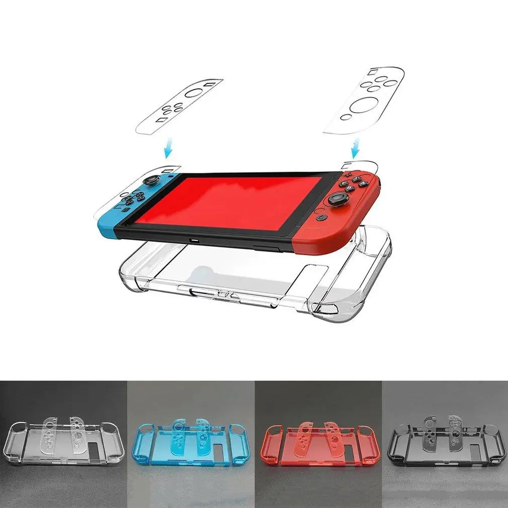 

Detachable Crystal PC Transparent Case For Nintendo Nintend Switch NS NX Cases Hard Clear Back Cover Shell Coque Ultra Thin Bag