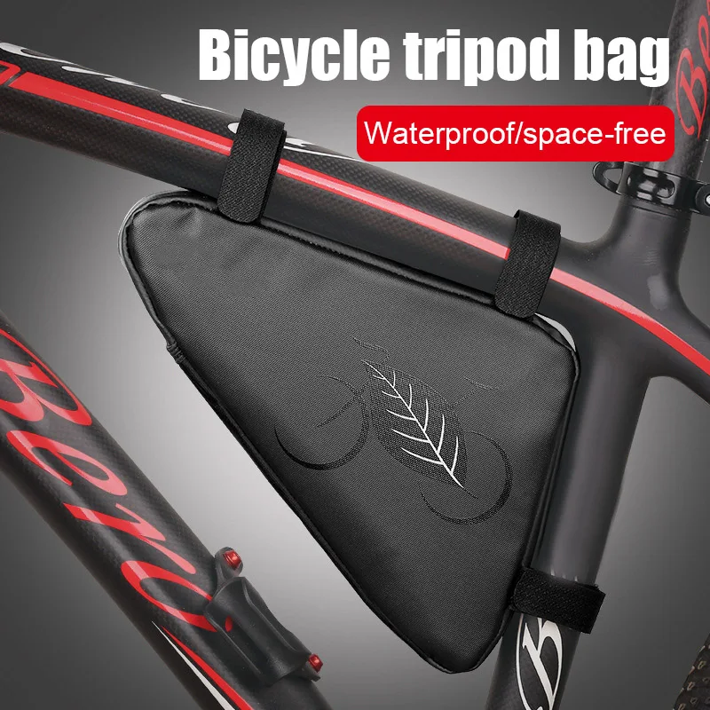 

Waterproof Bicycle Bag Triangles PU Bag Crossbeam Package Mountain Bike Toolkit BHD2