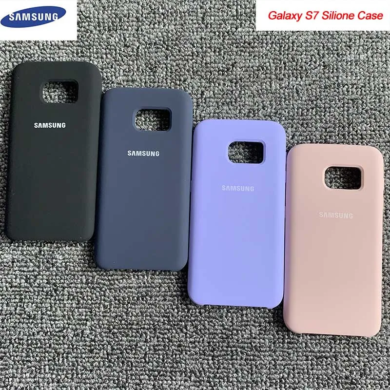 Силиконовый чехол бампер для смартфона Samsung Galaxy S7 цвета на выбор|Бамперы| |