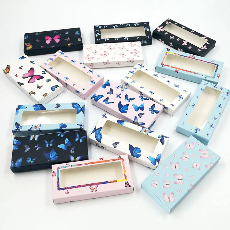 Упаковочная коробка для ресниц оптом под заказ 3D коробки норковых упаковка с