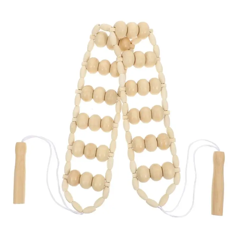 

1 шт., деревянная роликовая веревка для снятия боли в мышцах