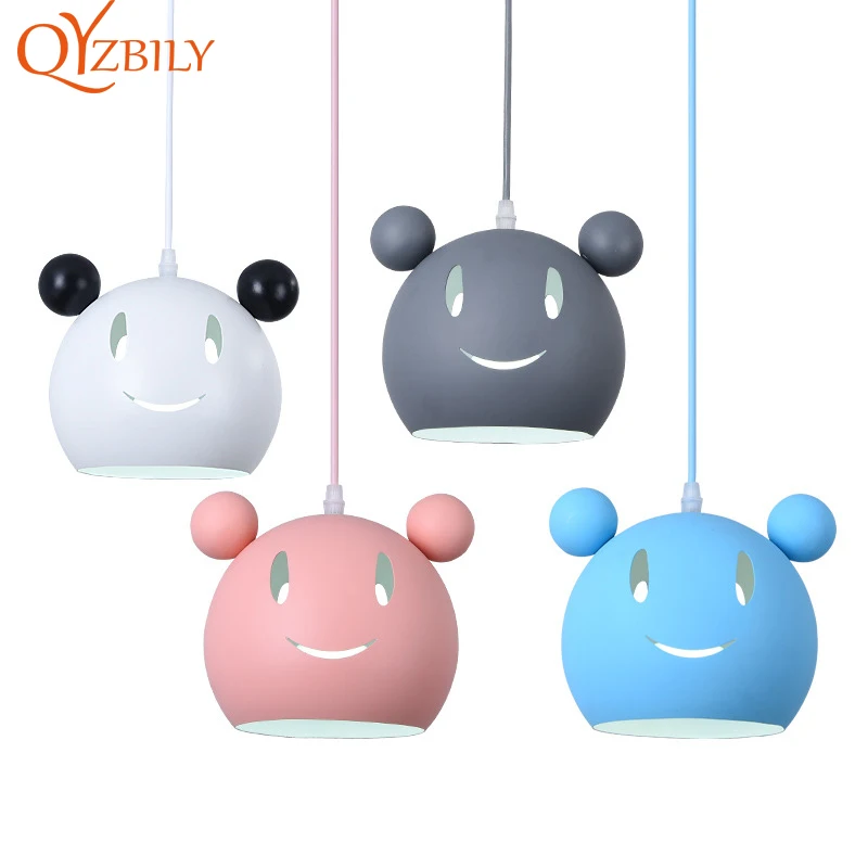 Подвесные светильники Подвеска Микки Маус лампа подвесная Подвесная цветная