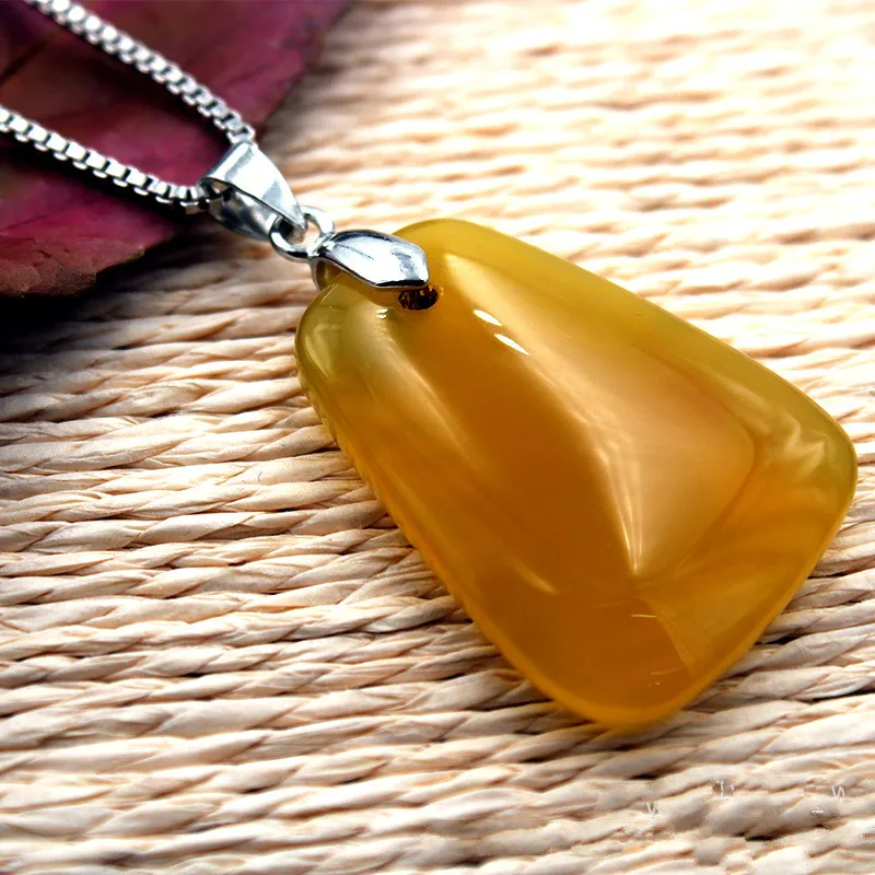 Натуральный разноцветный камень 30x20 мм Геометрическая подвеска ювелирные