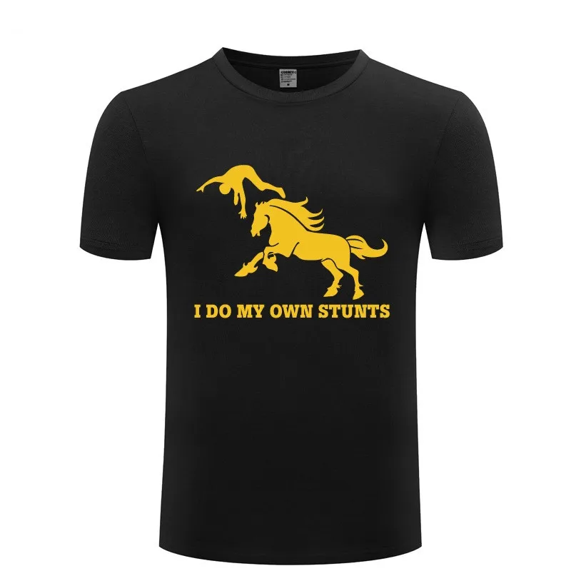 Забавная Мужская футболка I Do My Own хлопковая с коротким рукавом и рисунком трюков