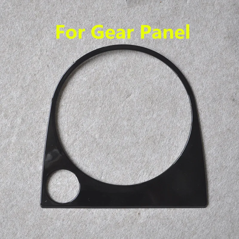 For Gear Panel Черный интерьерный Декор AC для панели управления окон крышка ручка переключения наклейка ручка Литье отделка для Volkswagen Beetle 2013 - Название цвета: For Gear Panel