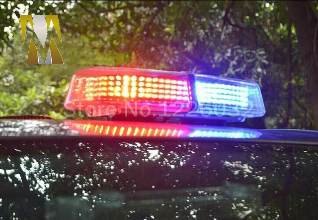 60w Car Roof Flashing Strobe Emergency Light 240LED DC 12V 240 LED Caution Police beacon light With Magnetic Holder | Автомобили и