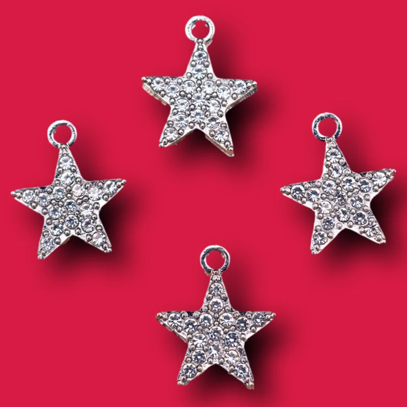 Подвеска в виде пятиконечной звезды для стразы 8 шт. | Украшения и аксессуары