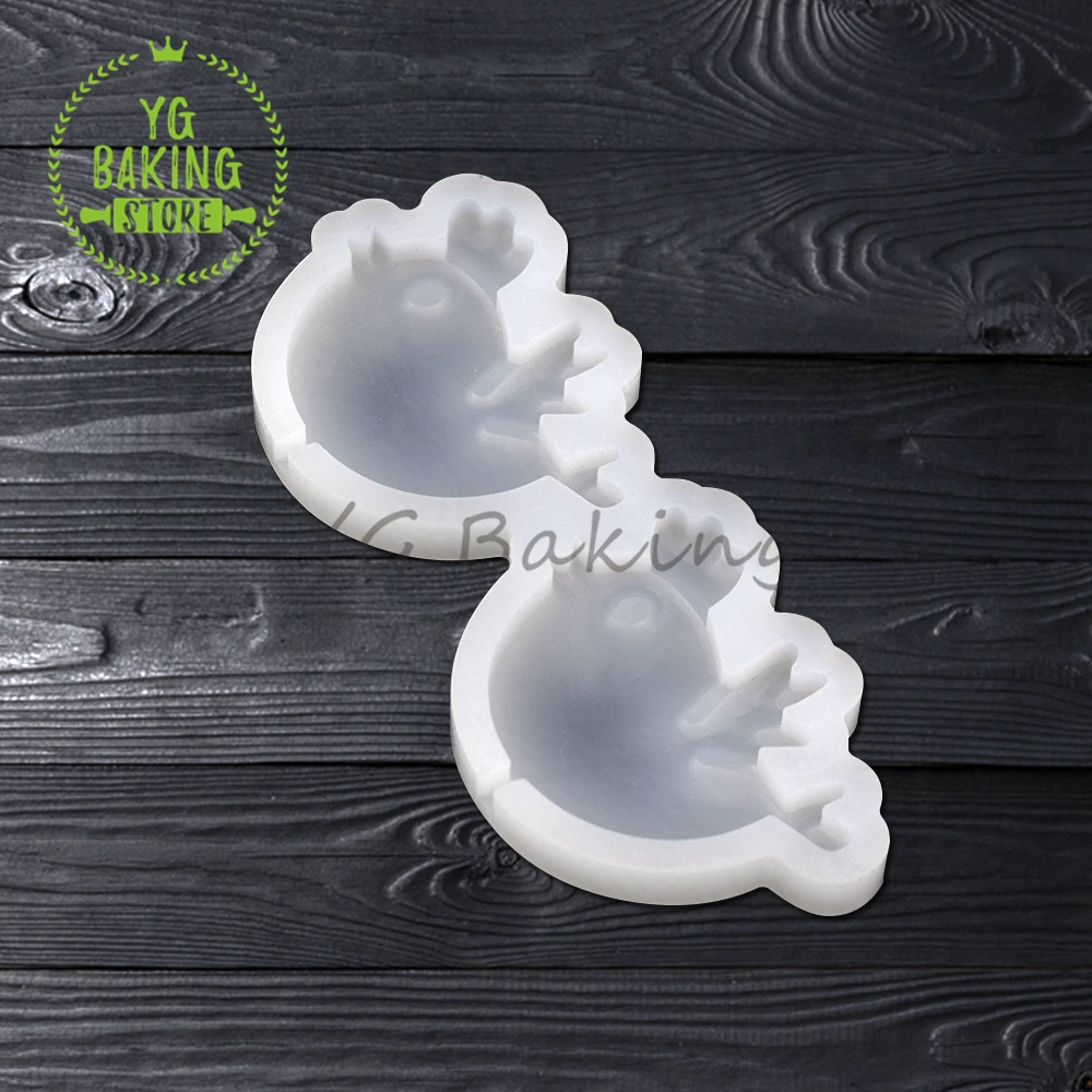 Новое поступление эпоксидная силиконовая форма для торта в виде животных птиц