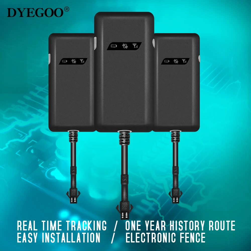 Гарантированный 100% 4 полосный автомобильный GPS трекер GT02A реальный адрес ответ