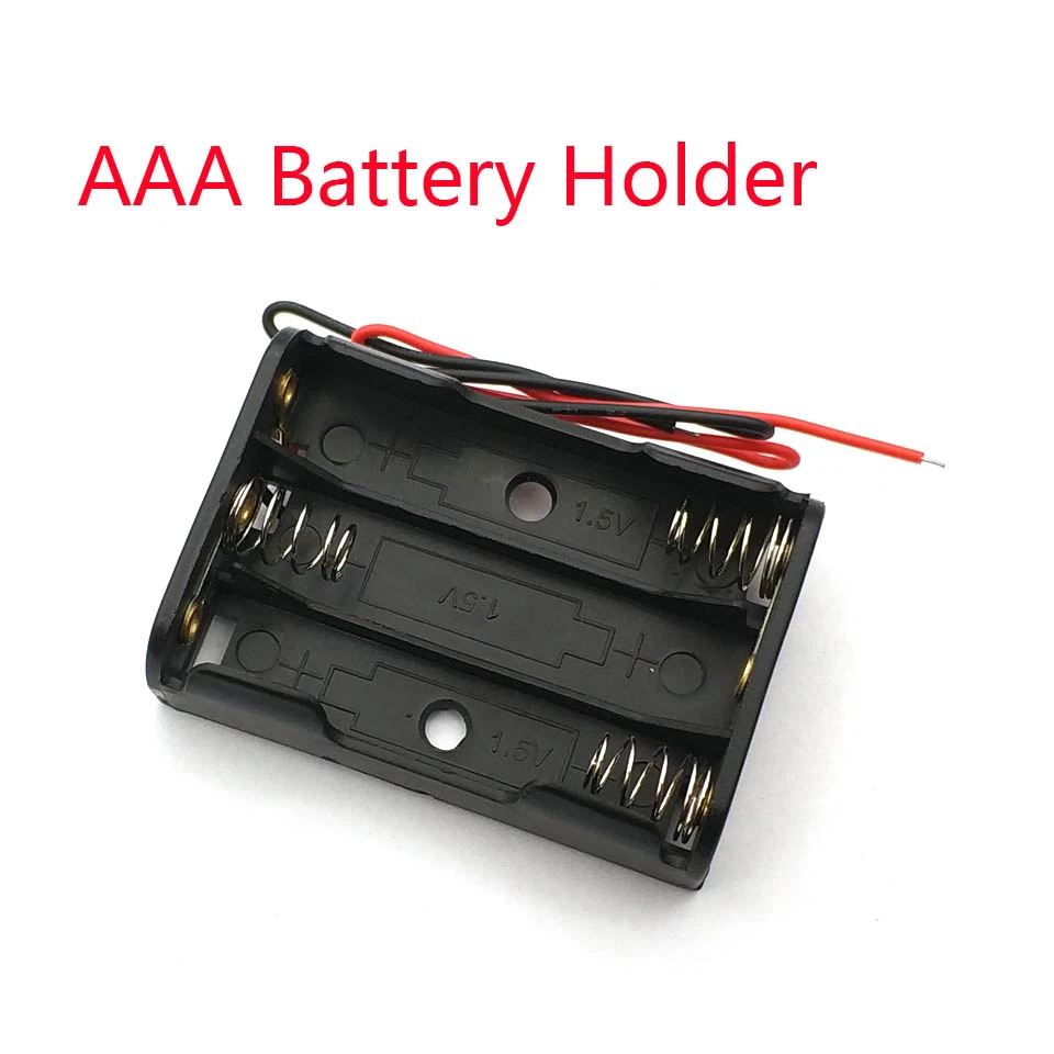 3 шт. держатели для батарей AAA с проводами|box case holder|battery box caseaaa battery |