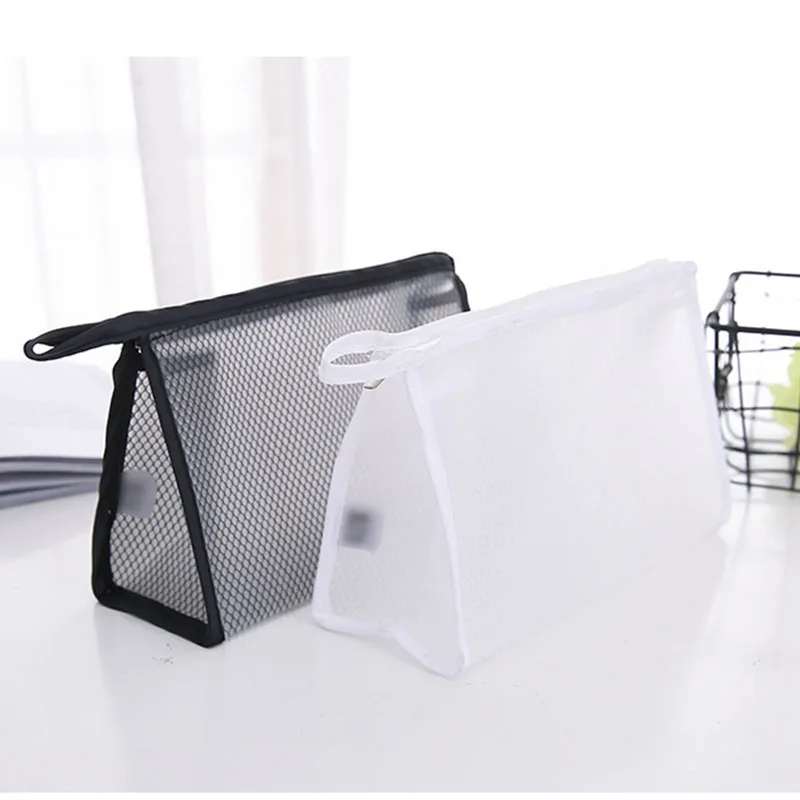 

PVC Transparent Zipper Makeup Washing Storage Bag Travel Toiletry Bag Waterproof Men's and Women's Cosmetic Handbag Organizer