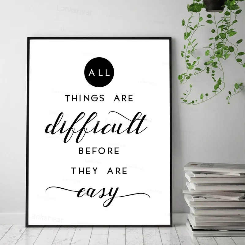 

Growth Mindset Classroom Posters Print , Classroom Quotes Canvas Painting Modern Minimalist Pictures Classroom Wall Art Decor