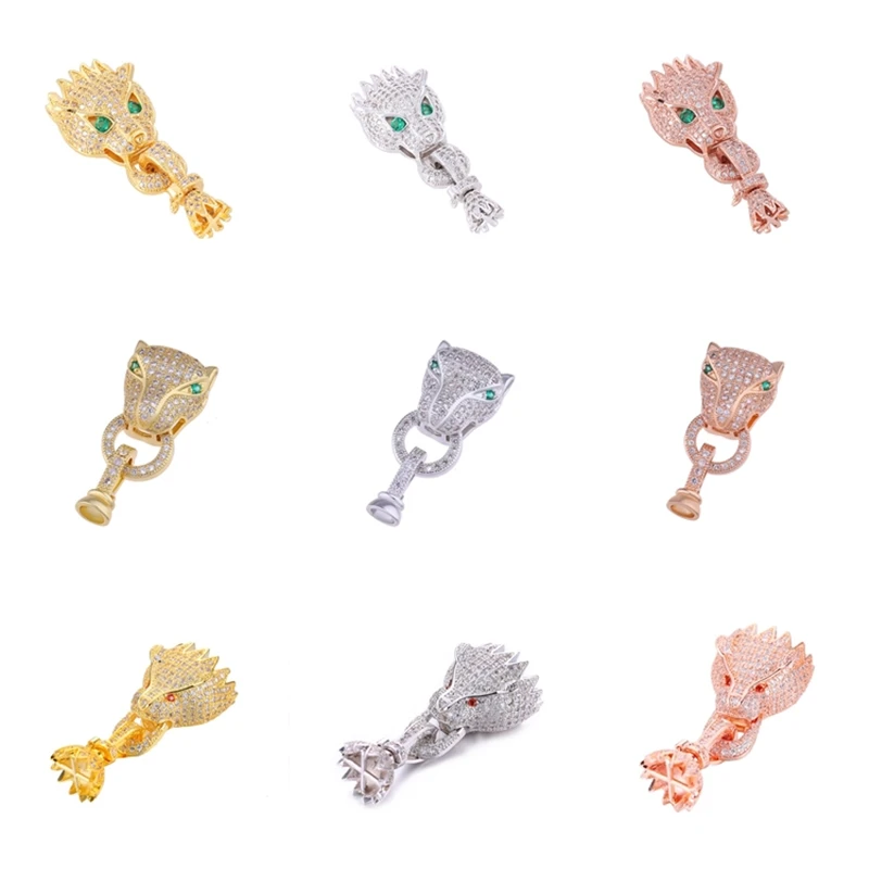 

Juya DIY Beadwork Talisman Jewelry Fittings Fastener Dragon Clasps For Handmade Natural Stones Pearls Jewelry Making Accessories