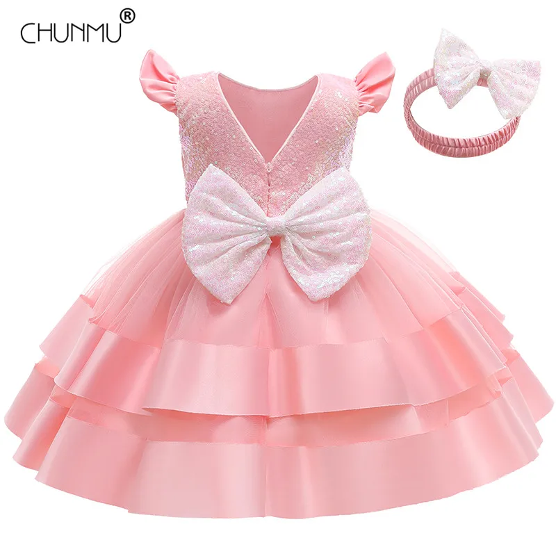 

Платья для маленьких девочек; Платье-пачка для первого дня рождения; Платье на крестины с блестками и бантом; Вечерние платья принцессы для ...