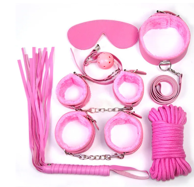 Секс-костюм из 7 предметов утолщенная плюшевая кожа игрушки для взрослых