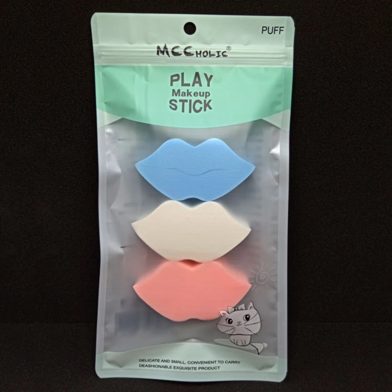 3 шт./лот треугольной формы конфетного цвета Мягкая Волшебная Очищающая Накладка