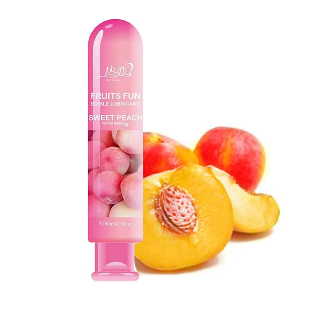 80 мл женское секс масло съедобный фруктовый вкус смазка на водной основе