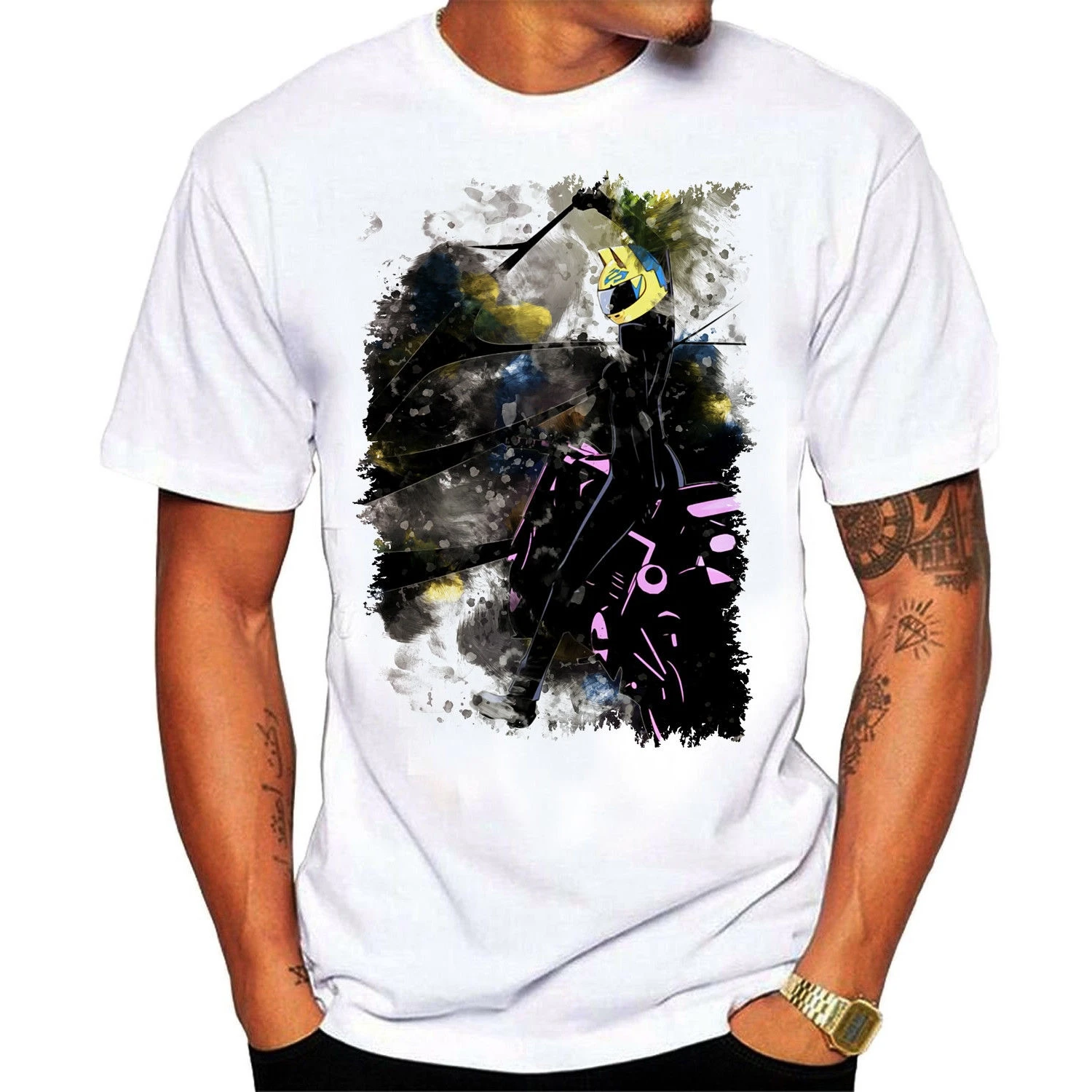 Футболка Durarara футболка с аниме хлопковая унисекс подарок на Рождество T533