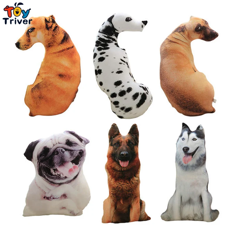 1 шт. Шарпей Хаски собака-Волк плюшевая игрушка тройник мягкие животные кукла