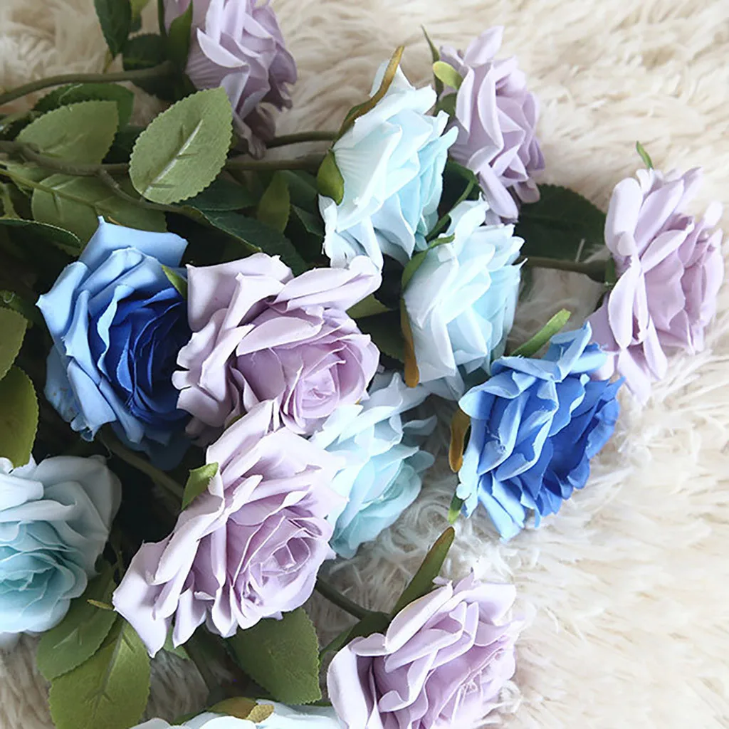 Искусственный цветок искусственный украшение для дома Свадебный букет невесты