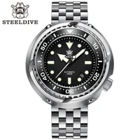 steeldive sd1978 big size watch japan nh35 movement 1000m waterproof 53 6mm one piece 316l case mens mechanical diving watch