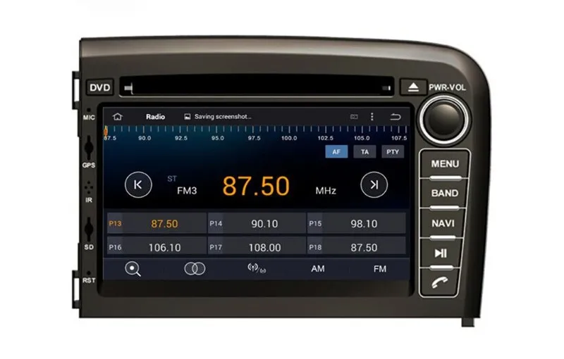 Автомобильный DVD плеер с gps навигацией 7 дюймов Android 9 0 для VOLVO S80 1998 2006