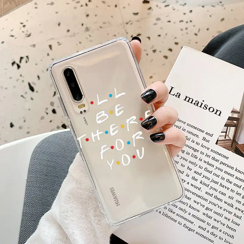 

Friends American TV series Phone Case Transparent for Samsung A71 S9 10 20 HUAWEI p30 40 honor 10i 8x xiaomi note 8 Pro 10t 11